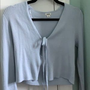 Garage Front Tie Cardigan